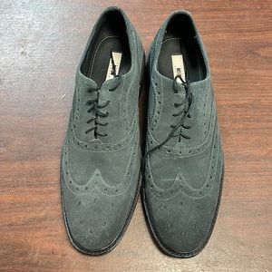 Joseph Abboud Grey Suede Wingtip Oxfords Size 11